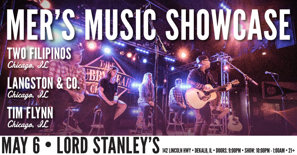 Mer's Music Showcase Coming to Stanley's!